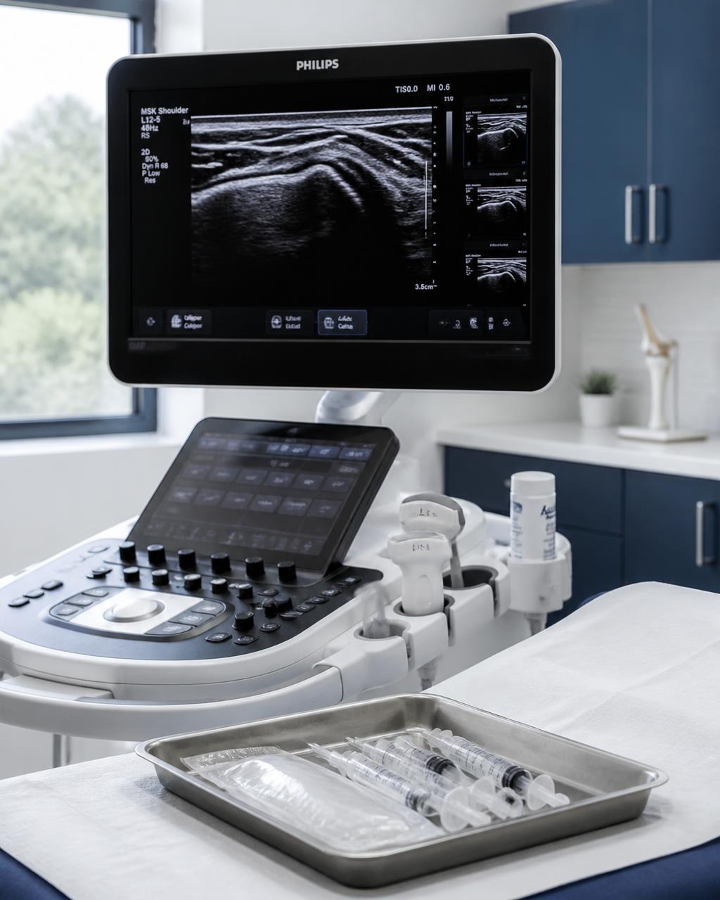 Ultrasound-guided procedure at Alpine Orthopedics and Longevity in Greenwood Village